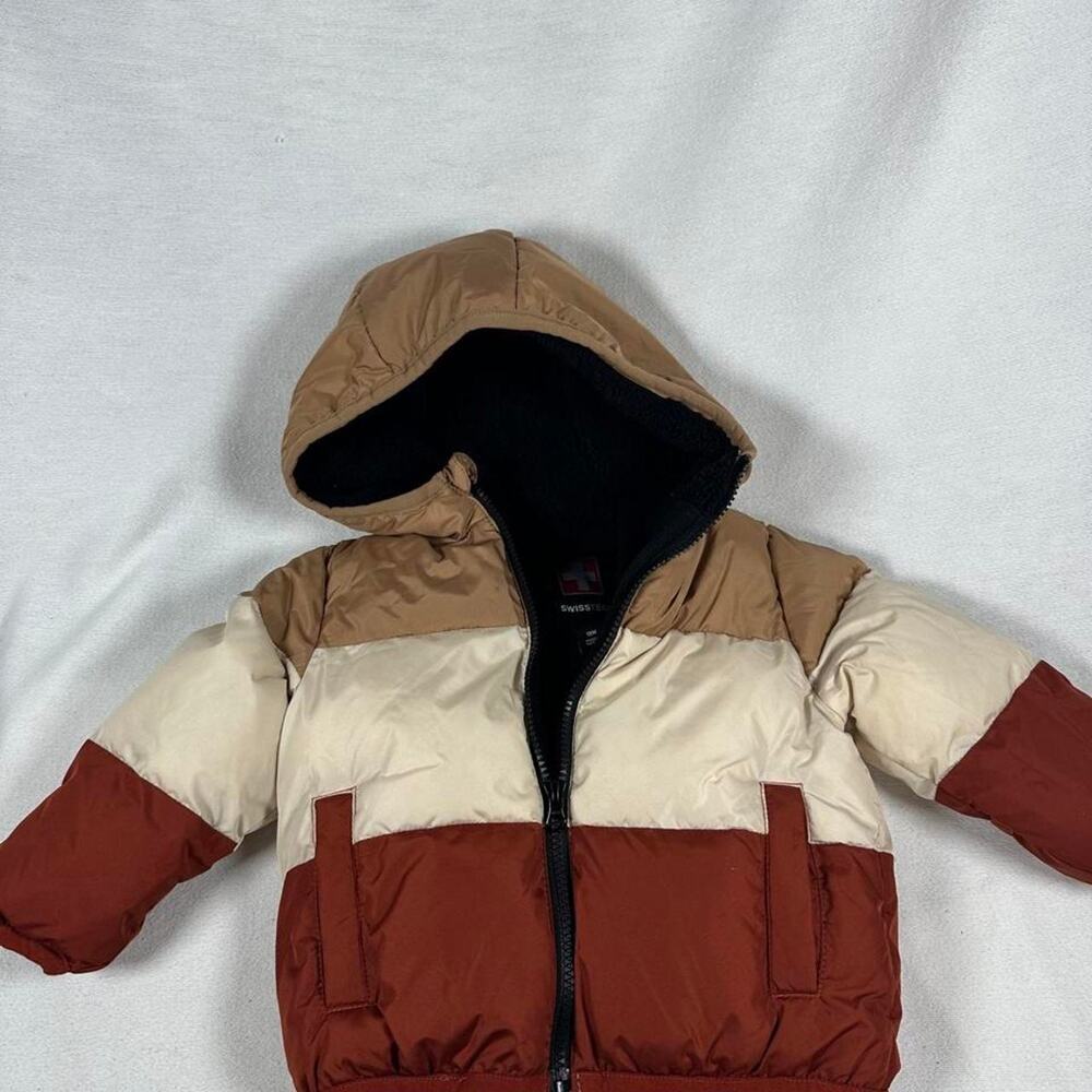 Swiss tech kids puffer jacket